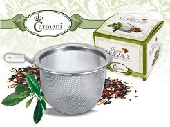 Zaparzacz do herbaty 6,5 cm Carmani - Sitko do kubka z uchwytem 33.888-1110