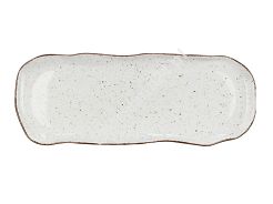 Taca do ciasta 35 cm Lubiana - Stone Age / Kremowy