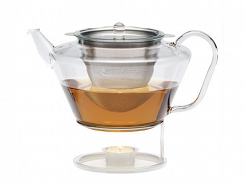 Czajnik 1,5L szklany z zaparzaczem stalowym SOLO 45.1958