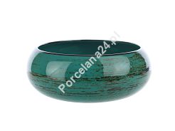 Salaterka 16 cm organic Bogucice - Alumina Nostalgia Emerald 992