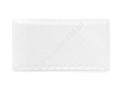Półmisek prostokątny 24x13 cm Lubiana - Marrakesz Biały (nr 4291)