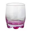 Komplet szklanek 6 szt 250 ml Glasmark - malowane dno mix kolorów 4G.68-8011-N250-5082
