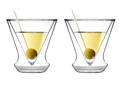 Zestaw 2 kieliszków termicznych do martini z podwójną ścianką 155 ml Vialli Design - SOHO 8937