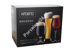 Komplet konesera piwa (6 szt) Krosno - Brewery 44.KPL.0787