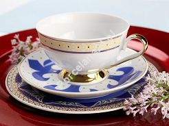 Komplet do herbaty na 6 osób (18el) Ćmielów - Astra G340 Bizancjum