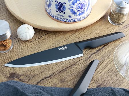 Nóż szefa kuchni 20,3 cm Vinzer - Geometry Nero Line 16.89304