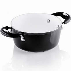 Rondel z powłoką ceramiczną 2,5 L Aeternum – Black Line - Bialetti