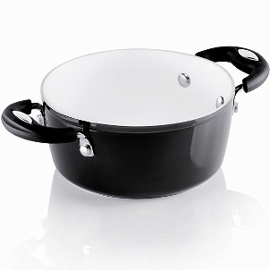 Rondel z powłoką ceramiczną 2,5 L Aeternum – Black Line - Bialetti