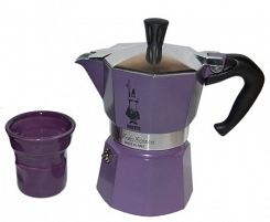 Kawiarka 3 x 50 ml Bialetti - Moka Expres Fioletowa