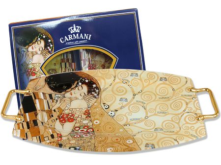 Talerz dekoracyjny / taca 46x29 cm Carmani - Gustav Klimt 33.198-7031