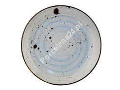 Talerz deserowy 19 cm Kera Ceramika - Still Rustic Niebieski