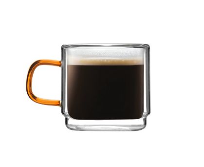 Kpl. szklanek termicznych do espresso z podwójną ścianką (2 szt.) 80 ml Vialli Design - Amber 1K.AMB.8579