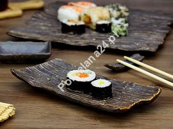 Komplet do sushi dla 2osób (6 el.) Kera Ceramika - Moku Cristall Hematyt
