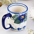 Kubek 0,4 L Bolesławiec - Kwiaty Kuleszy gat. I