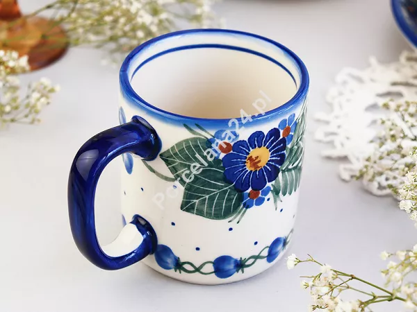 Kubek 0,4 L Bolesławiec - Kwiaty Kuleszy gat. I Kubek 0,4 L Bolesławiec - Kwiaty Kuleszy gat. I