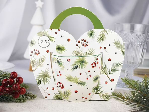 Kubek 0,46 l  Duo - Christmas Leaves 15.CHLE.K46 Kubek 0,46 l  Duo - Christmas Leaves 15.CHLE.K46