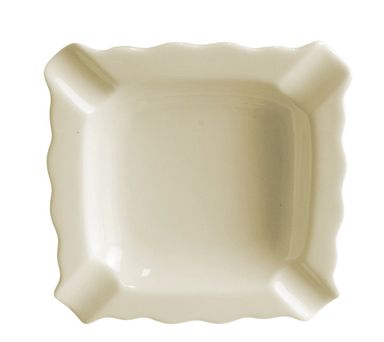 Popielniczka 11,5 x 11,5 cm - Castel FBC - ecru