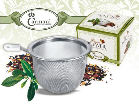 Zaparzacz do herbaty 6,5 cm Carmani - Sitko do kubka z uchwytem 33.888-1110