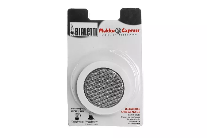 Uszczelka + sitko do kawiarki 2 x 220 ml Mukka Experss - Bialetti KA-0800015 Uszczelka + sitko do kawiarki 2 x 220 ml Mukka Experss - Bialetti KA-0800015