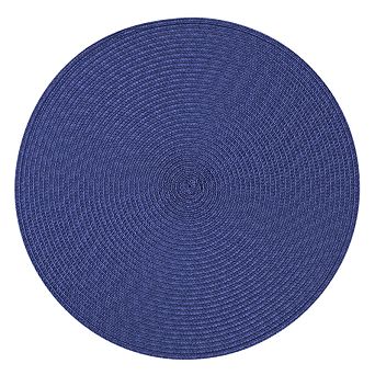 Podkładka / mata na stół słomkowa 38 cm Altom Design - Niebieska 07.MAT.1843