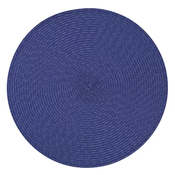 Podkładka / mata na stół słomkowa 38 cm Altom Design - Niebieska 07.MAT.1843