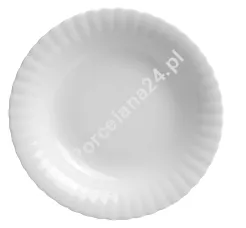 Talerz głęboki 22,5 cm Chodzież - Iwona C000 BIAŁA IWONA