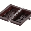 Forma silikonowa podwójna do czekolady dubajskiej 19 cm x 22,5 cm x 2,8 cm Zenker - 11.43581