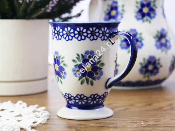 Kubek na stopce 0,3 L Bolesławiec - Altmańska Polana gat. I Kubek na stopce 0,3 L Bolesławiec - Altmańska Polana gat. I