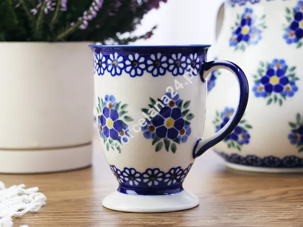 Kubek na stopce 0,3 L Bolesławiec - Altmańska Polana gat. I Kubek na stopce 0,3 L Bolesławiec - Altmańska Polana gat. I