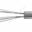 Trzepaczka płaska 25 cm PINTINOX - Ellisse 23.EL.7904.1425