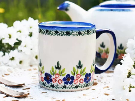 Kubek 0,4 L Bolesławiec - Mariańska Koronka gat. I