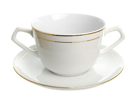 Bulionówka ze spodkiem 0,4 L / 17 cm Ćmielów - Pułaski 3604
