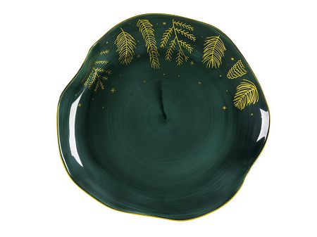 Talerz płytki 25 cm Lubiana - Stone Age 0352 Złoty Las