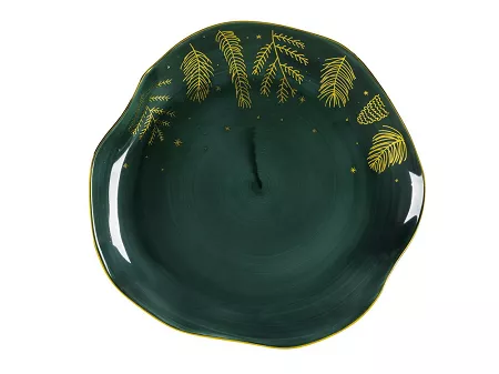Talerz płytki 25 cm Lubiana - Stone Age 0352 Złoty Las