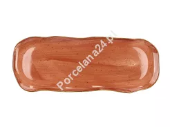 Taca do ciasta 35 cm Lubiana - Stone Age / Ceglasty