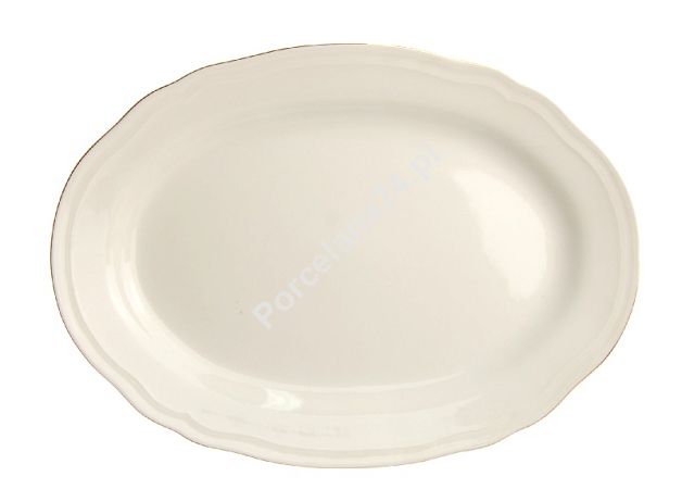 Półmisek owalny 35 cm Karolina - Castel 23011 - ecru Półmisek owalny 35 cm Karolina - Castel 23011 - ecru