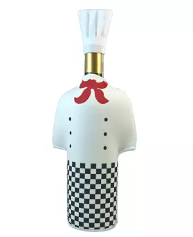 Pokrowiec na butelkę 0,75 L Kucharz - MW06