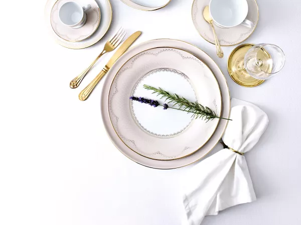 Serwis obiadowy na 12 osób (43 el.) Porcel - Grace Serwis obiadowy na 12 osób (43 el.) Porcel - Grace