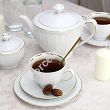 Garnitur do herbaty (kawy) na 6 osób (21 el.) Ćmielów - Oktawa 3610 Złota Linia