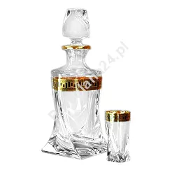 Kpl. kieliszków do likieru 50 ml (6szt) + karafka 0,5L (1szt) Bohemia - QUADRO Verso 4SB.QUV.949544