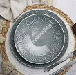Komplet talerzy na 6 osób (18 el) Lubiana - Hanami Kamienna Szarość