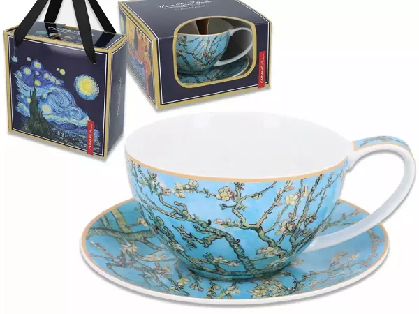 Filiżanka ze spodkiem 0,36 L Carmani - Vincent van Gogh - Kwitnący migdałowiec 33.830-3205 Filiżanka ze spodkiem 0,36 L Carmani - Vincent van Gogh - Kwitnący migdałowiec 33.830-3205