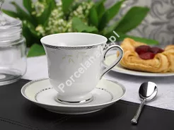 Komplet do kawy na 6 osób (18el) Ćmielów - Astra B601 FS25 MARZENIE PLATYNOWE