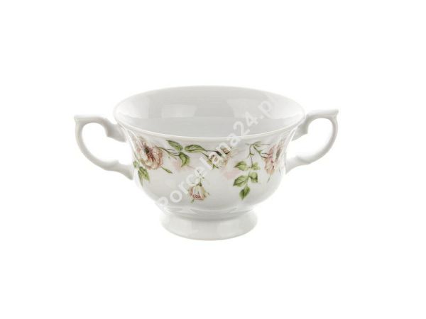 Bulionówka ze spodkiem 0,4 L / 17 cm Chodzież - Iwona G841 Flores Bulionówka ze spodkiem 0,4 L / 17 cm Chodzież - Iwona G841 Flores