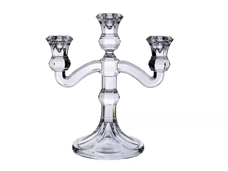 Świecznik 3-raminny 25,5 cm Bohemia - 4SB.SW3R.499790