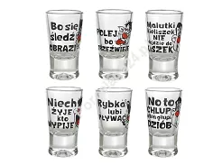 Kpl. kieliszków do wódki 25 ml (6szt) Glasmark - HUMOR TOASTY 4G.57-0090-4684i 25 ml (6szt) Glasmark - HUMOR TOASTY 4G.57-0090-4684
