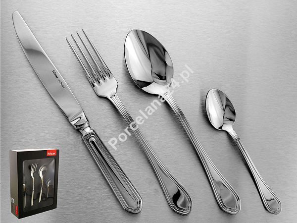 Komplet sztućców 24 cz. na 6 osób Hisar - Florence (3.0/2.5 mm) wysoki połysk Komplet sztućców 24 cz. na 6 osób Hisar - Florence (3.0/2.5 mm) wysoki połysk