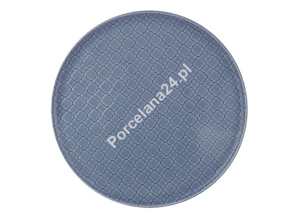 Talerz płytki 26 cm Lubiana - Marrakesz Szaro-niebieski Talerz płytki 26 cm Lubiana - Marrakesz Szaro-niebieski
