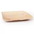 Talerz płytki kwadratowy 24 cm z liści palmowych - EM.LP.TKW24
