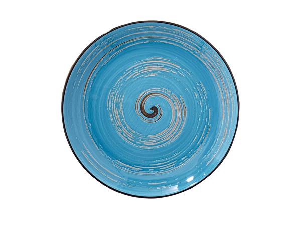 Talerz płytki 25,5 cm Wilmax - Spiral Niebieski 669614 Talerz płytki 25,5 cm Wilmax - Spiral Niebieski 669614